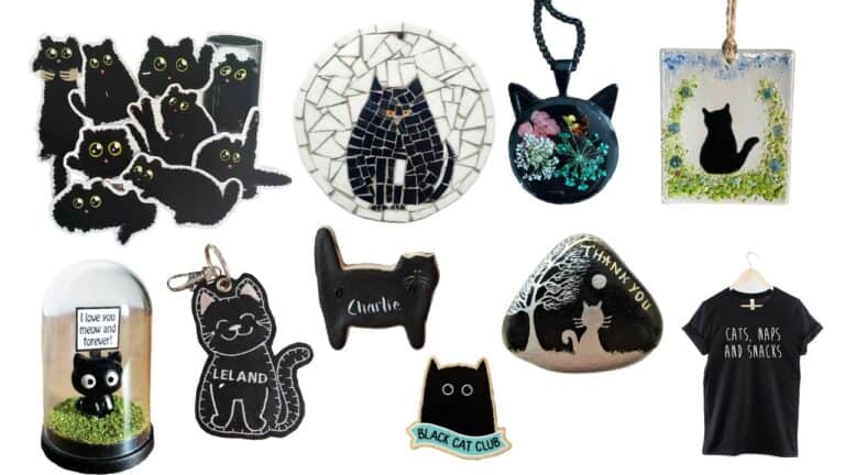 10 GIFT IDEAS FOR PEOPLE WHO LOVE BLACK CATS.