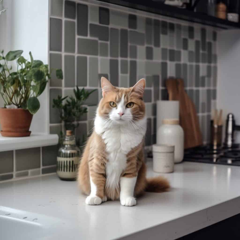 How to stop cats jumping on kitchen outlet counters