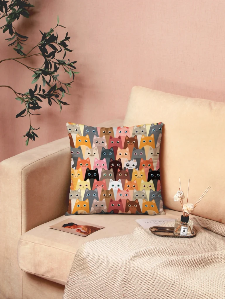 Cat cushion cover from cats I'm loving this month may 2022