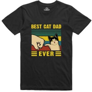 Best cat dad ever t-shirt