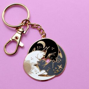 Jewellery, keyrings and keychains