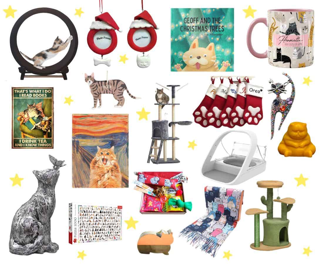 Cat themed Christmas gift guide