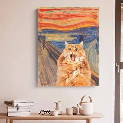 Cat themed art