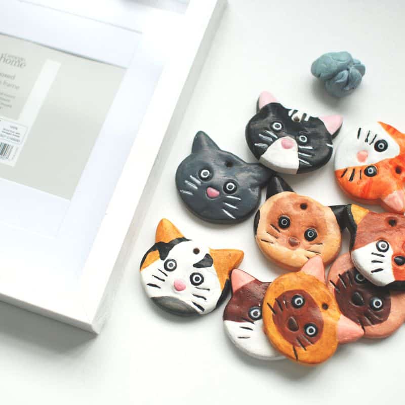 Cat themed wall art DIY korocincocats