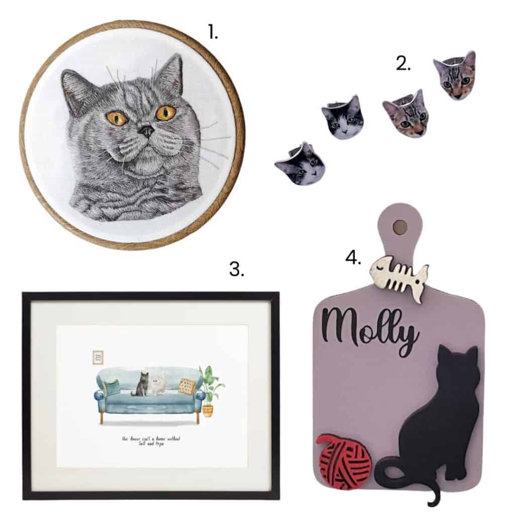 Personalised Valentine's gifts for cat lovers