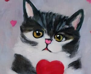 Valentine's gifts for cat lovers with free printables